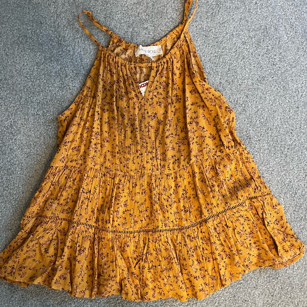 Hippie Rose Tank Top (size XS)